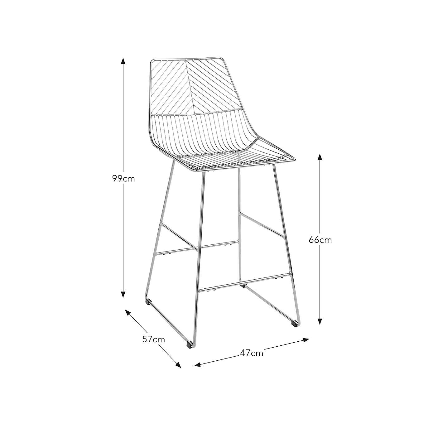 Siena Black Bar Chair