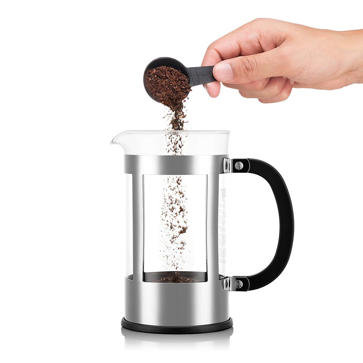 Bodum Kenya 8 Cup Silver Coffee Maker, 1L