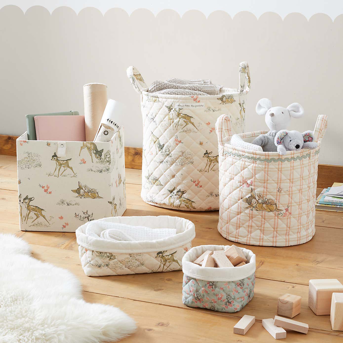 Disney Bambi Medium Round Storage Basket