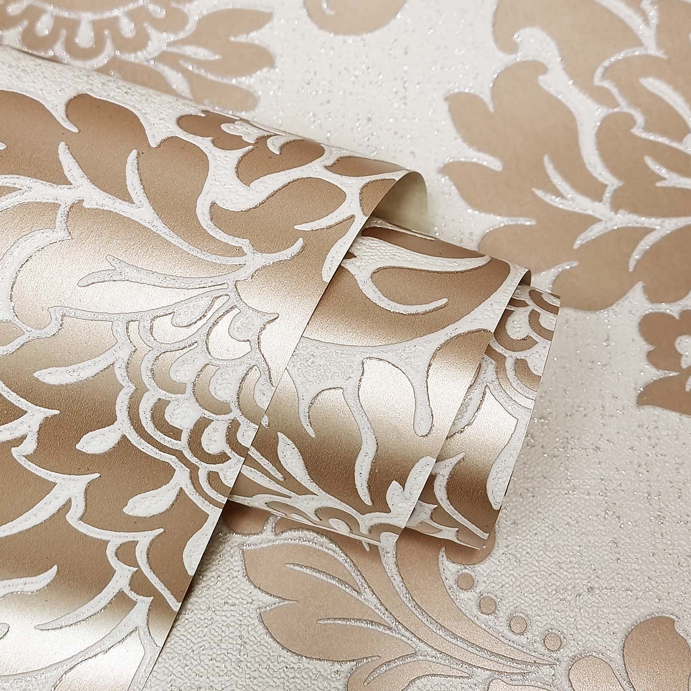 Quartz Damask Wallpaper