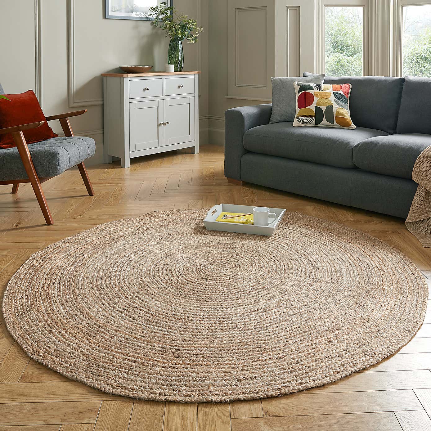 Jute Circle Rug