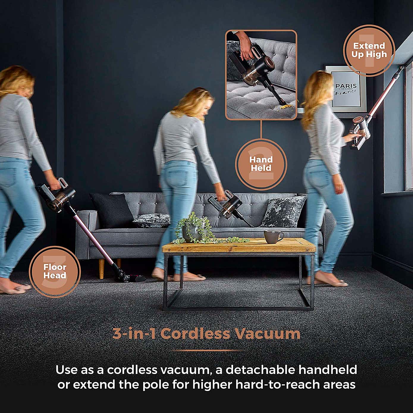TOWER RVL40 Pro Pet Cordless Vacuum