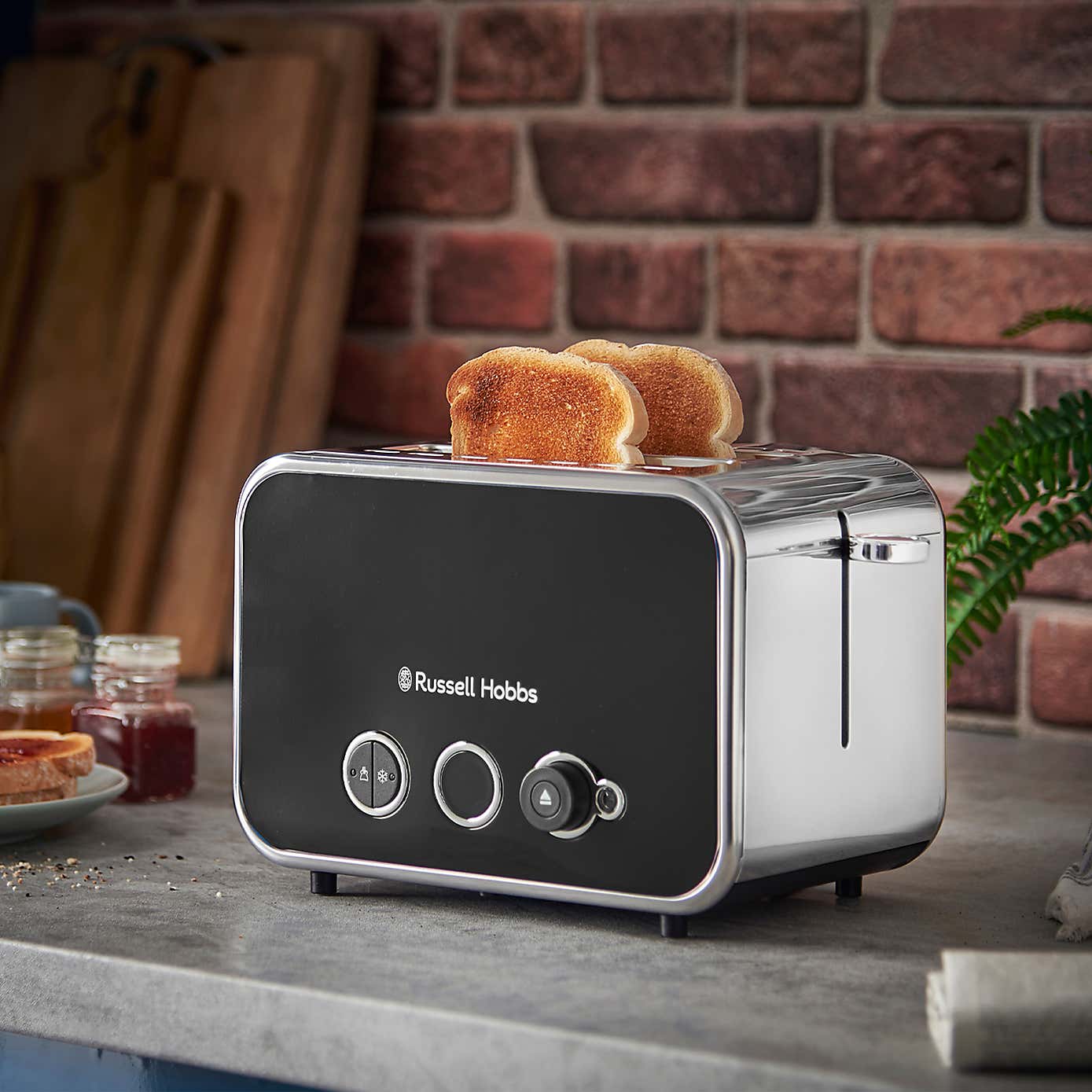 Russell Hobbs Distinctions 2 Slice Stainless Steel Toaster