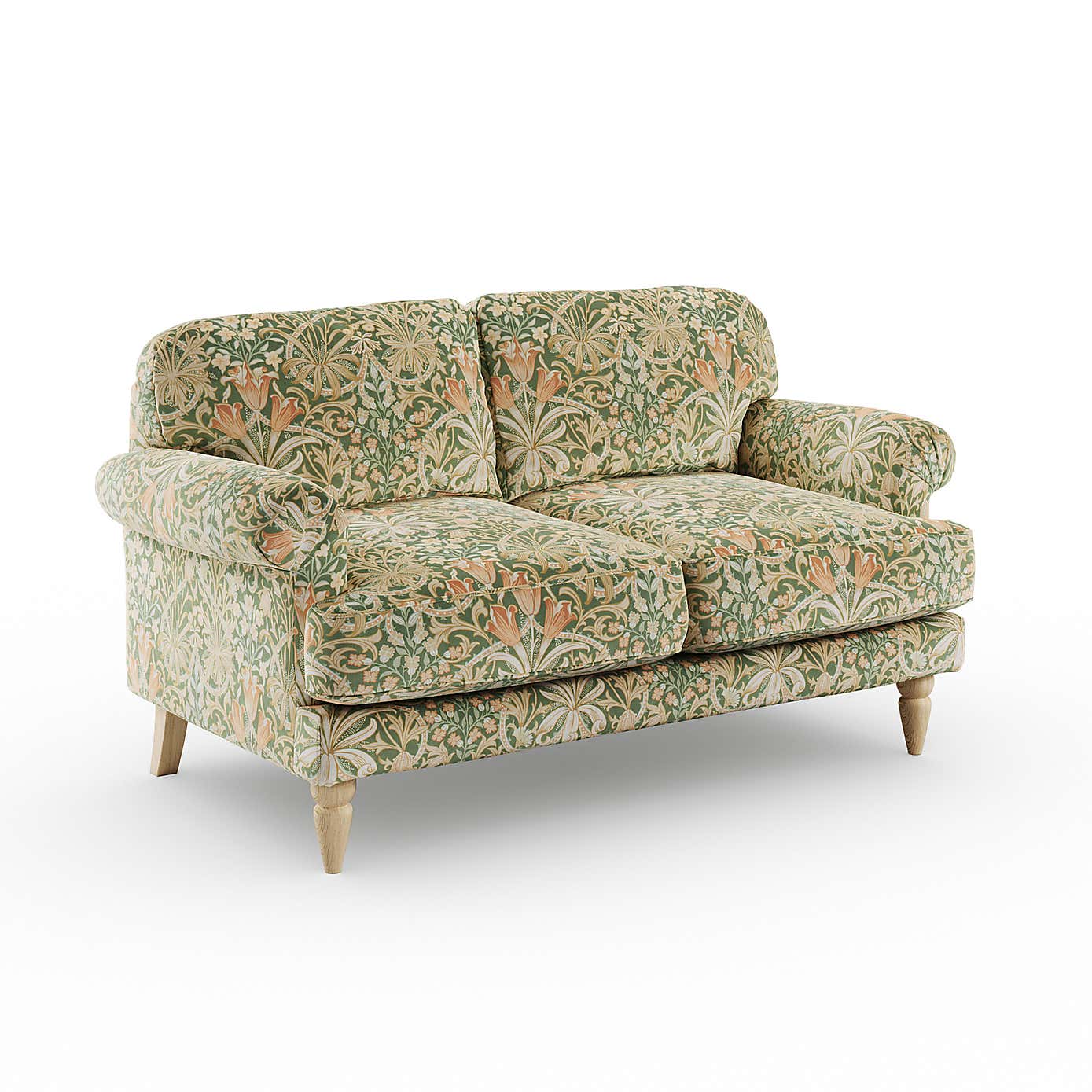 William Morris Woodland Weed Velvet Fabric Sample