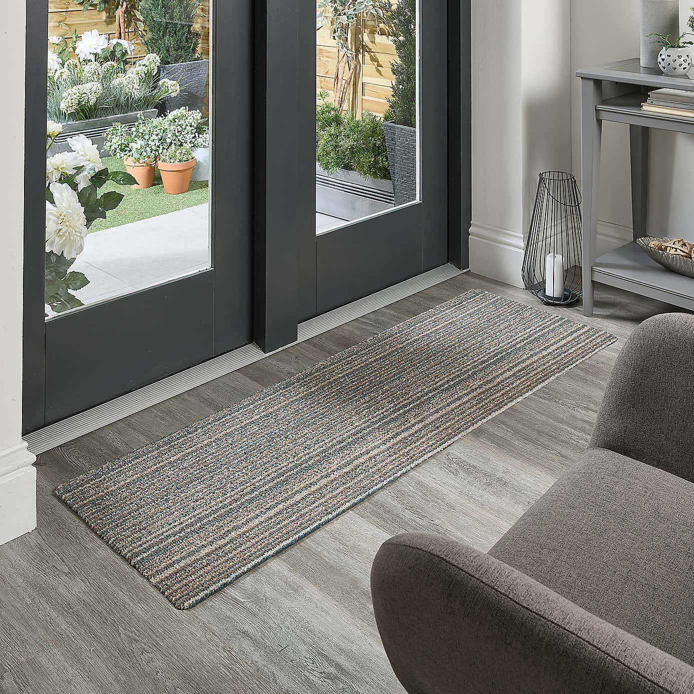 Marvel Striped Washable Cotton Runner