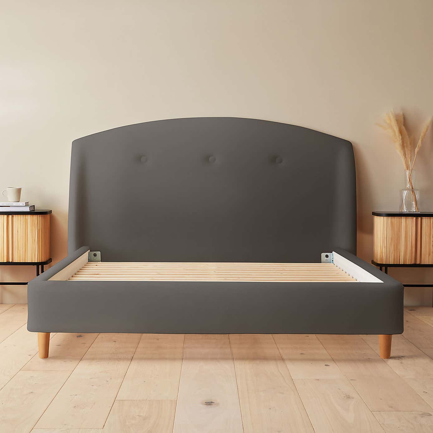 Silentnight Evana Bed Frame, Velvet