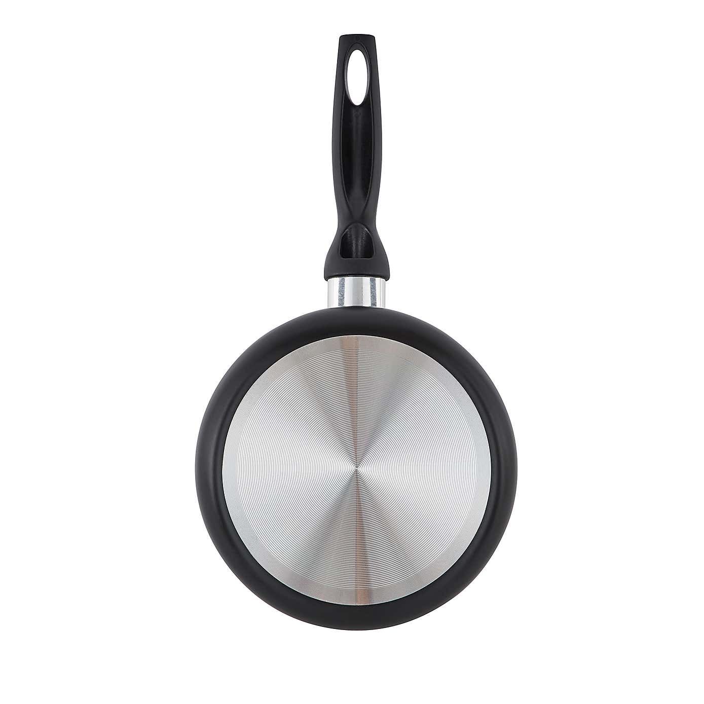 Essentials Non-Stick Aluminium Saucepan, 20cm