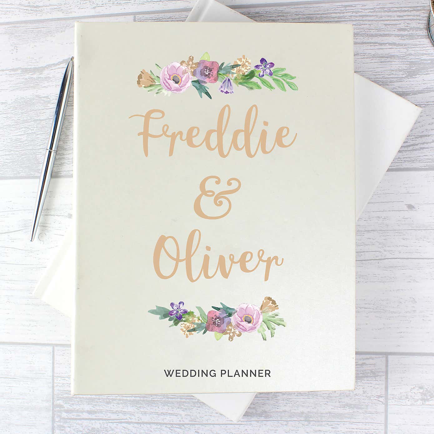 Personalised Floral Wedding Planner