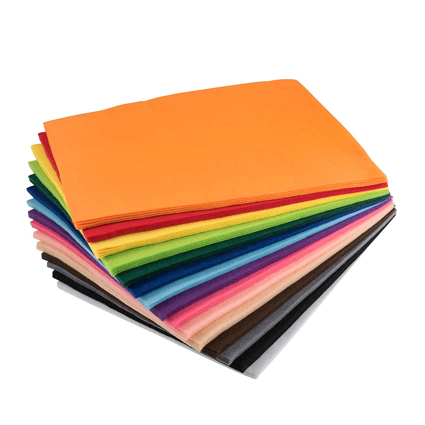 Acrylic Felt 23x30cm Assorted 60 Pieces