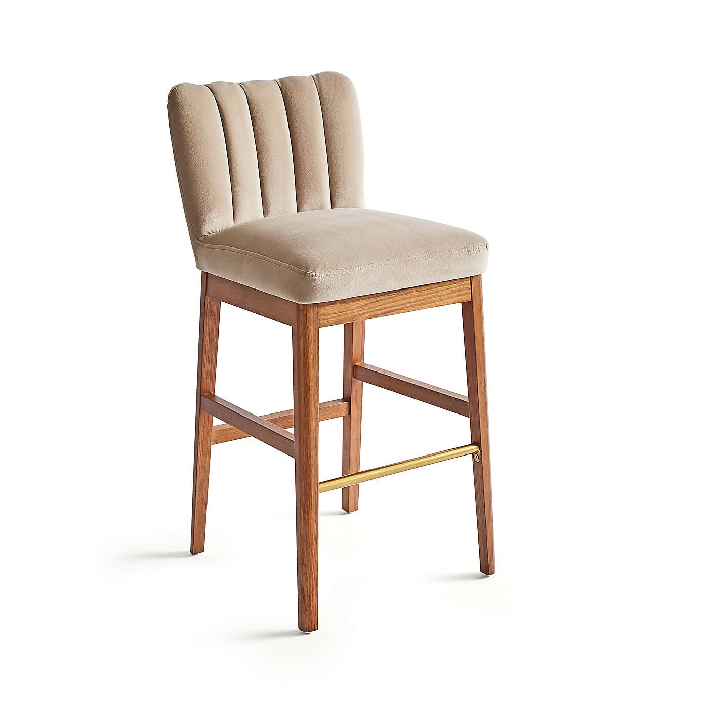 Delilah Bar Stool, Velvet