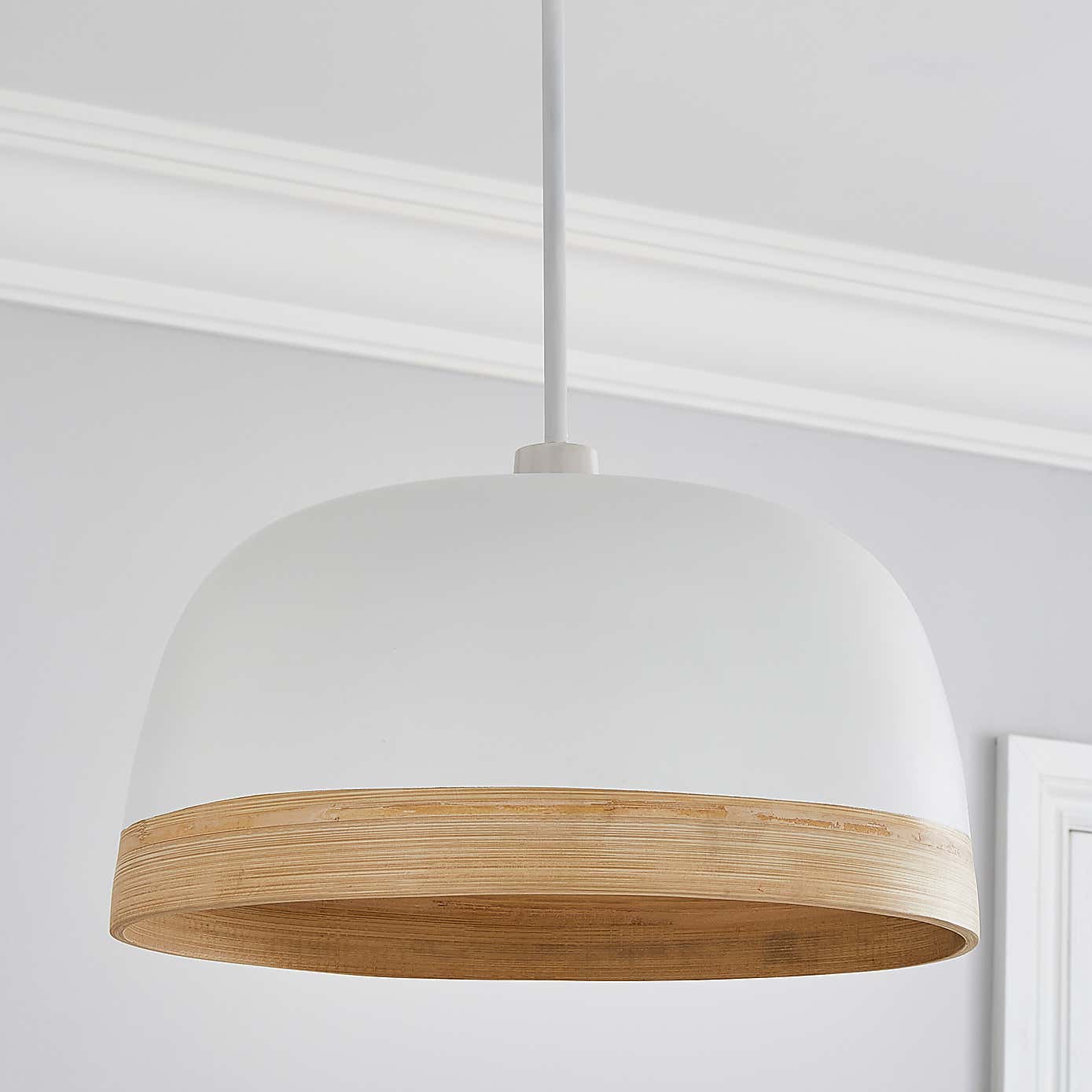 Edited Life Bamboo Easy Fit Pendant Shade