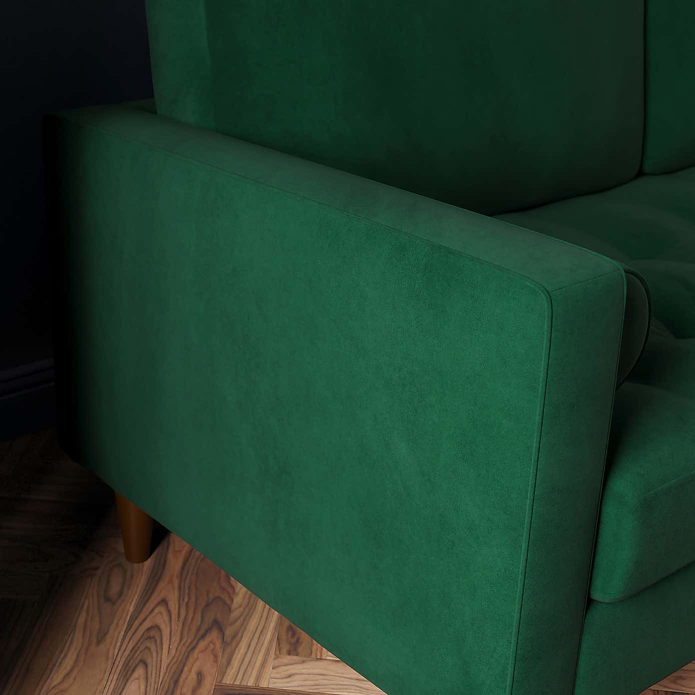 Zoe Velvet 3 Seater Sofa