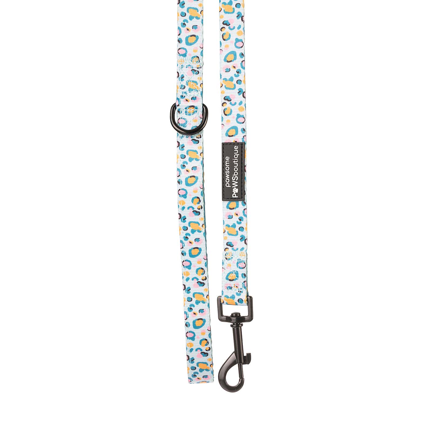 Blue Leopard Dog Lead