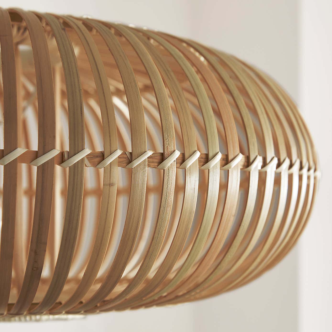 Abrielle Bamboo Easy Fit Pendant Shade