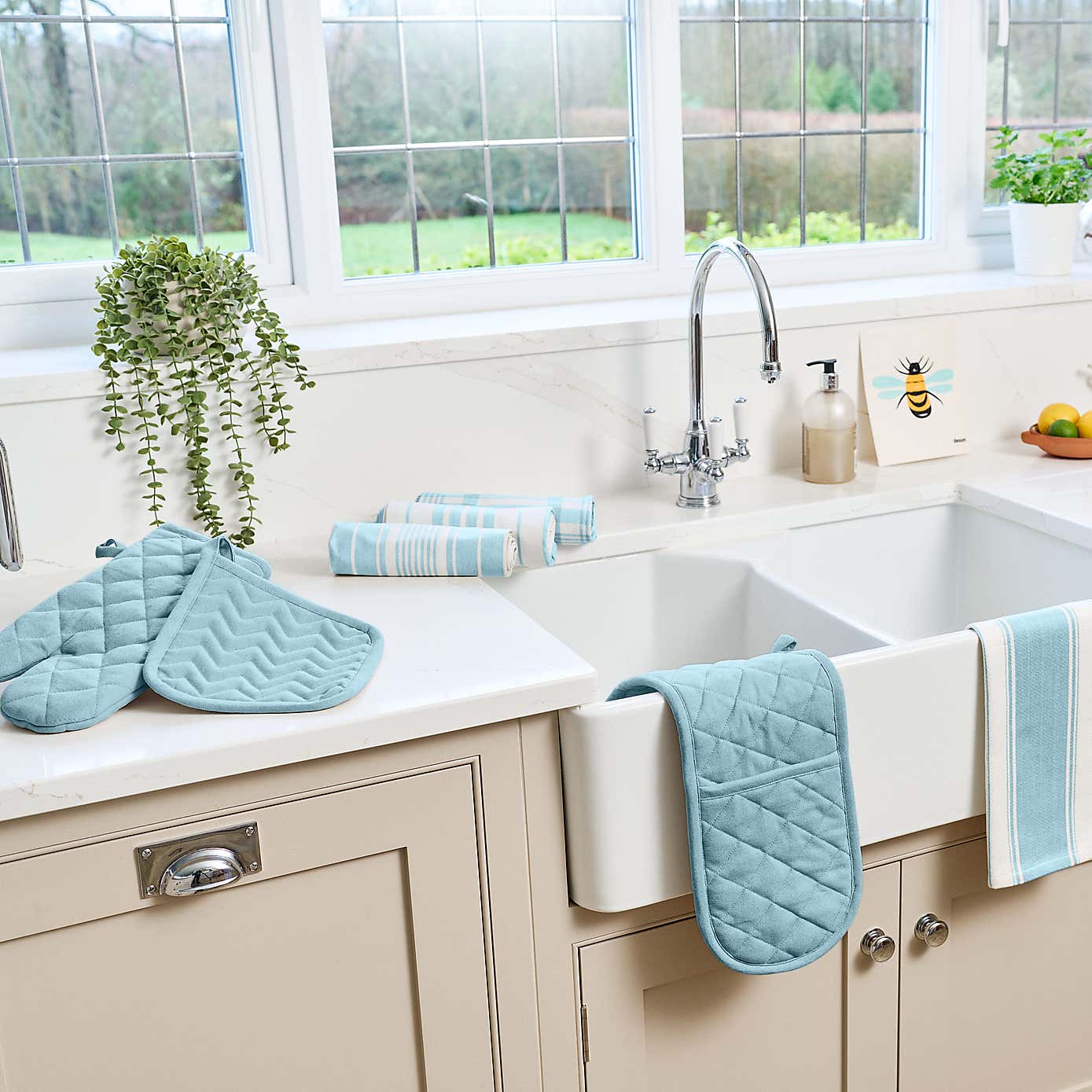 Dexam Love Colour Double Oven Gloves