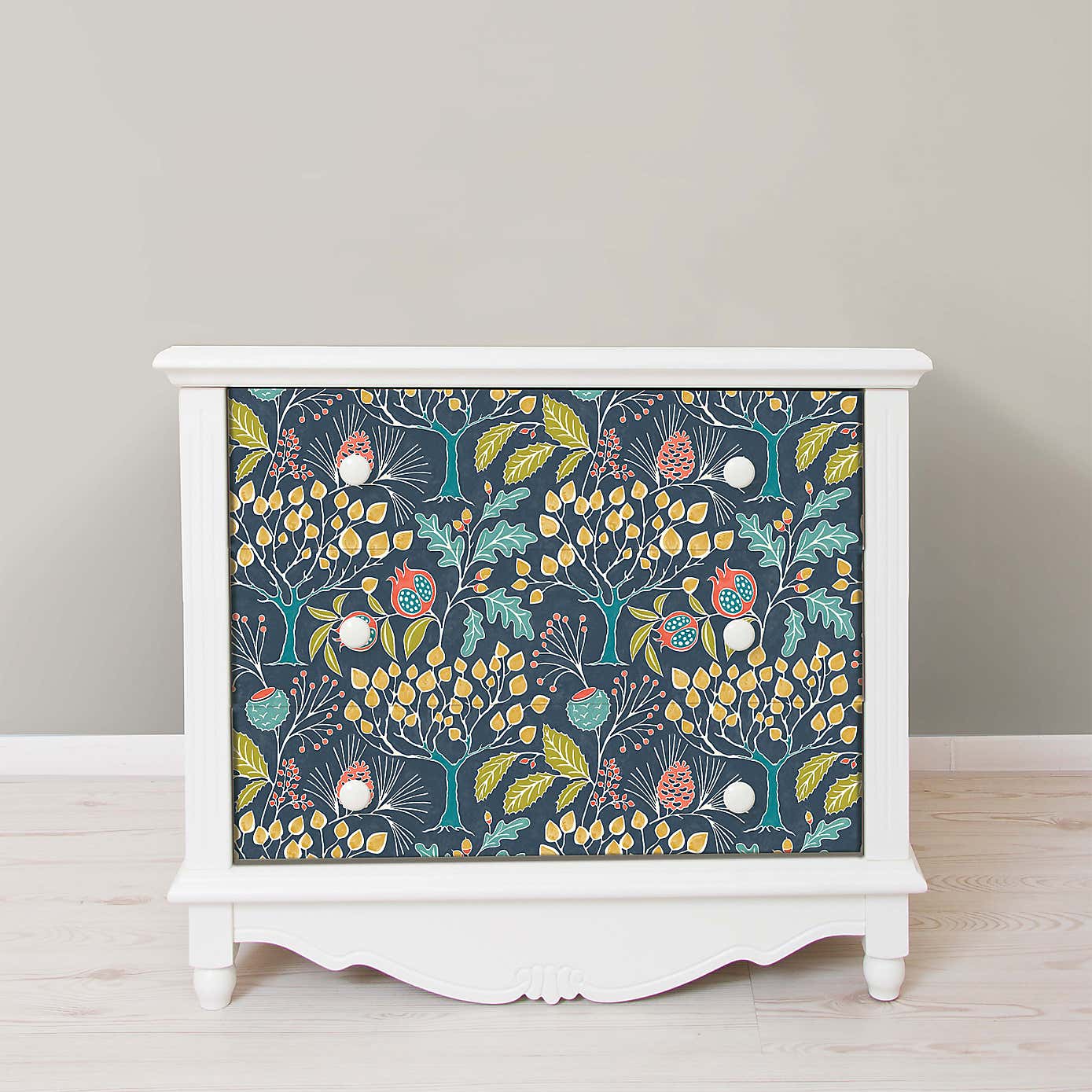 NuWallpaper Groovy Garden Navy Self Adhesive Wallpaper