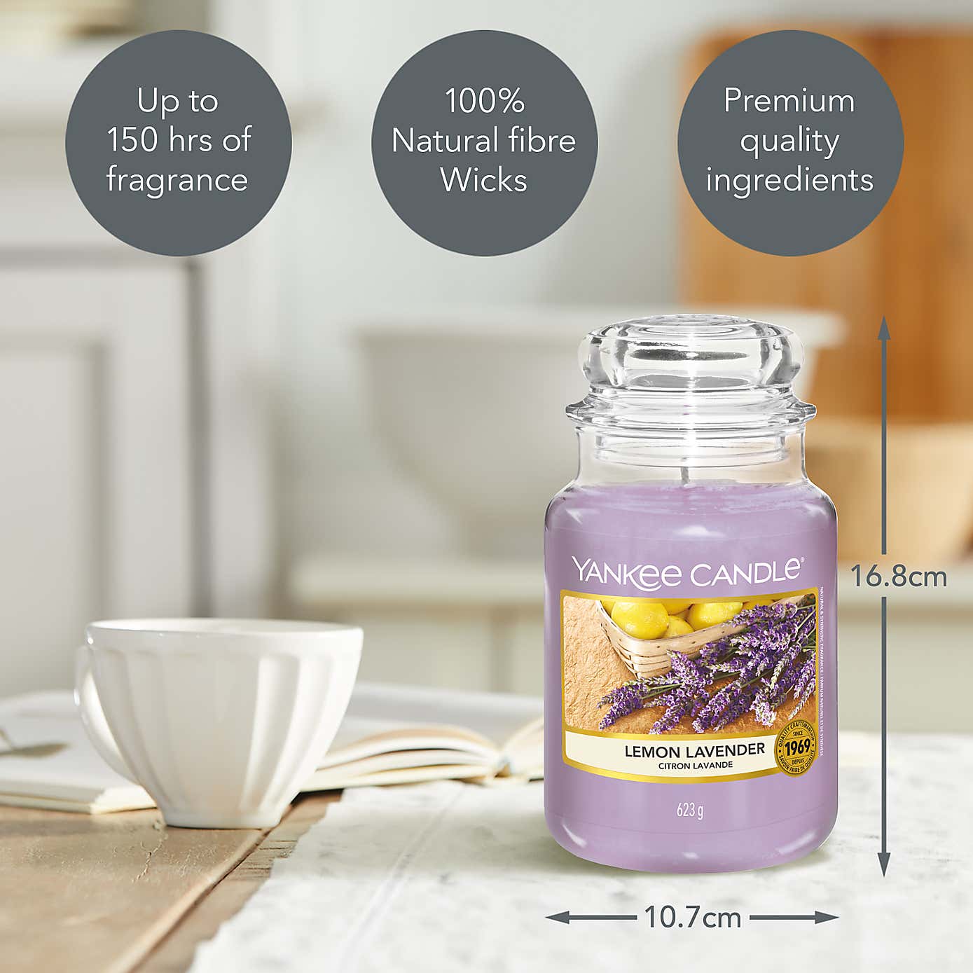 Yankee Candle Lemon Lavender Original Large Jar Candle