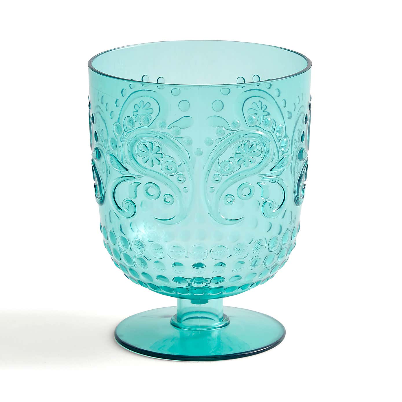 Sophie Robinson Turquoise Short Wine Glass