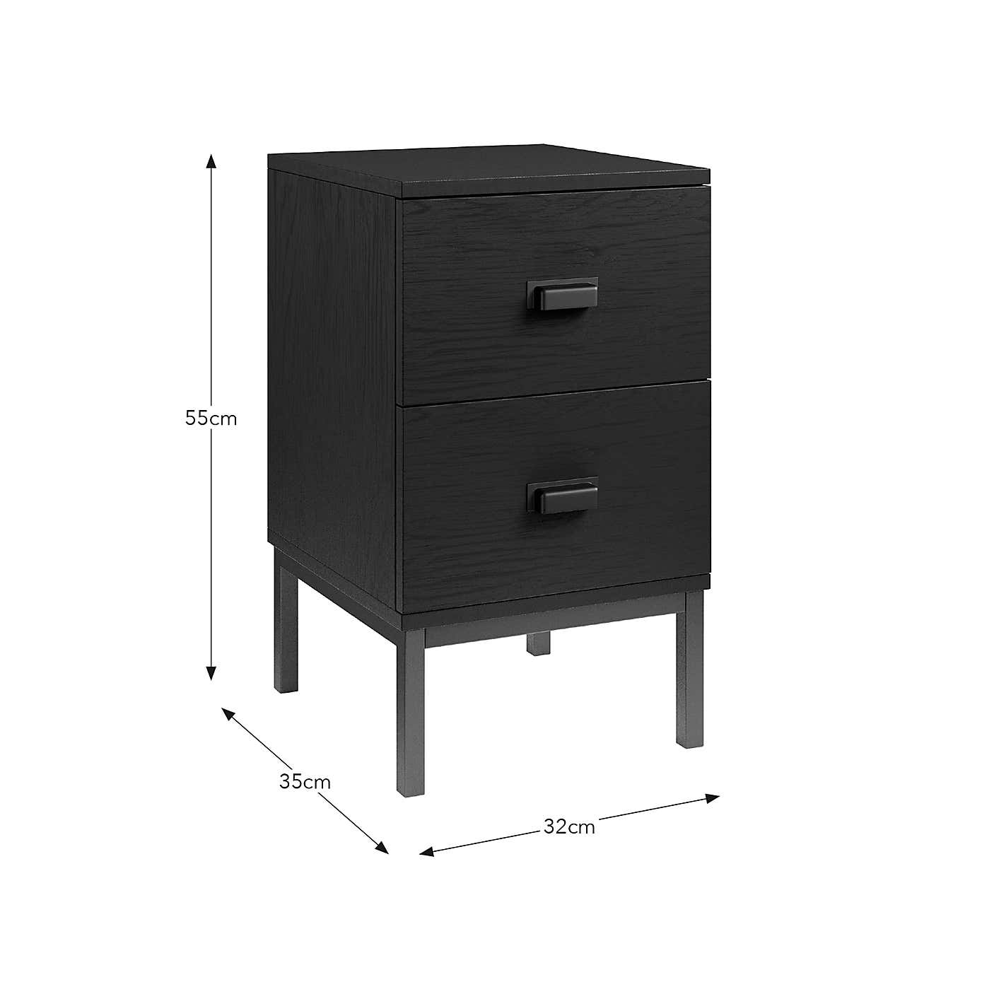Fulton Slim Bedside Table