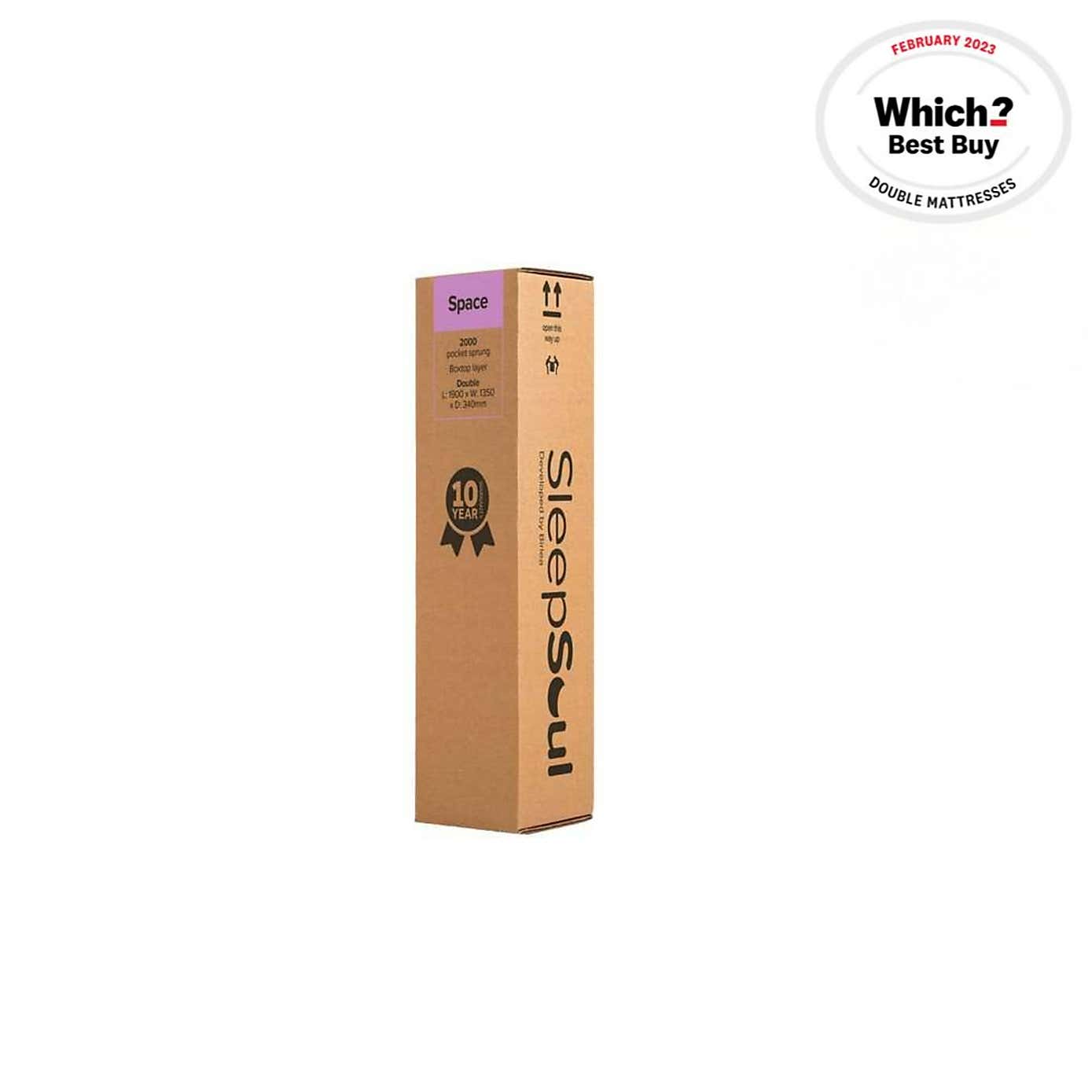 SleepSoul Space 2000 Pocket Sprung Boxtop Mattress