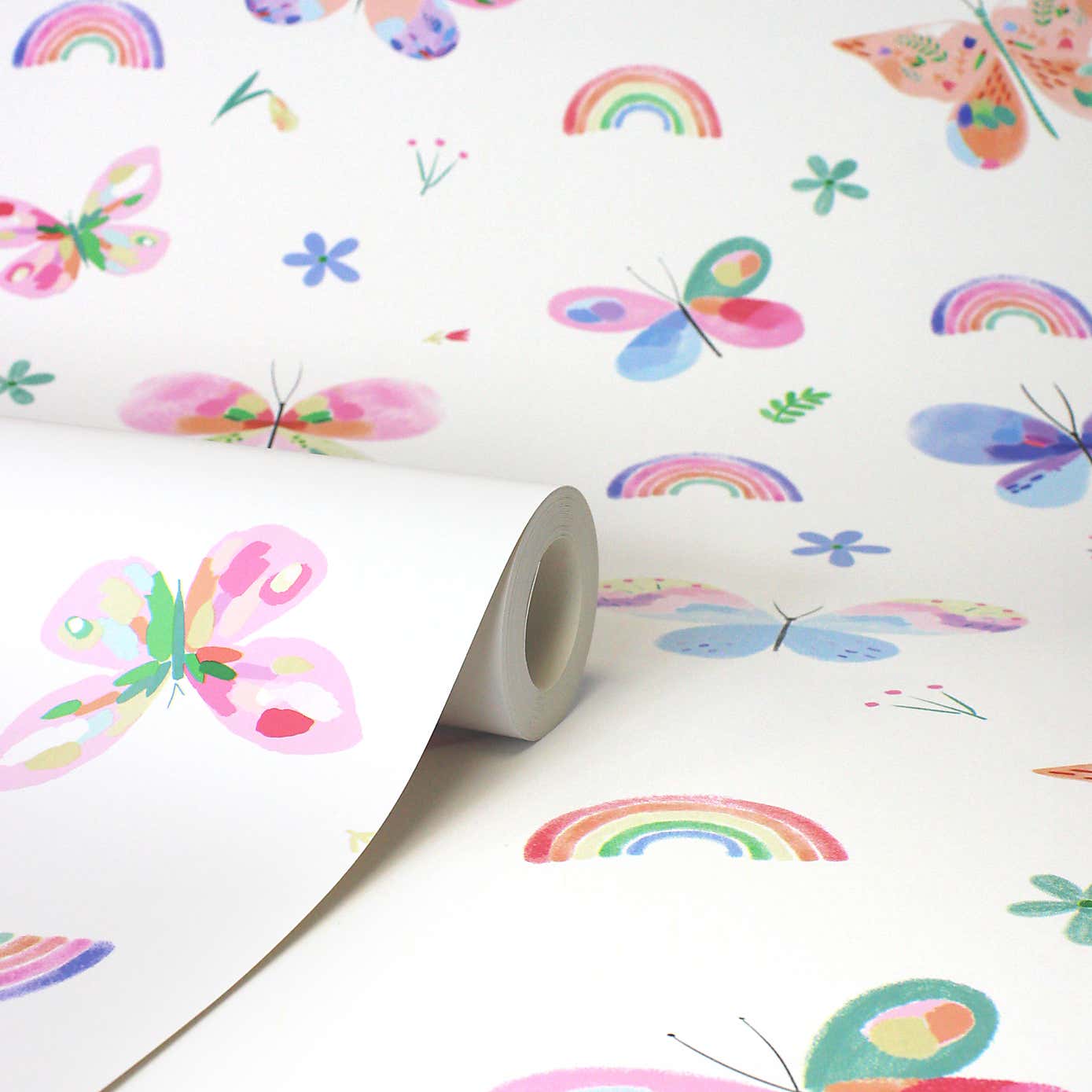 Pastel Butterflies Wallpaper