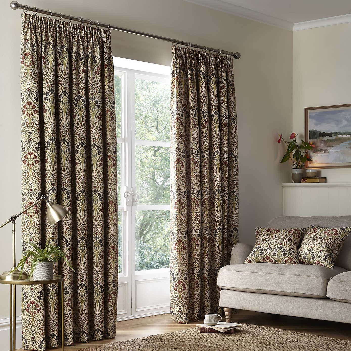Lucetta Pencil Pleat Curtains
