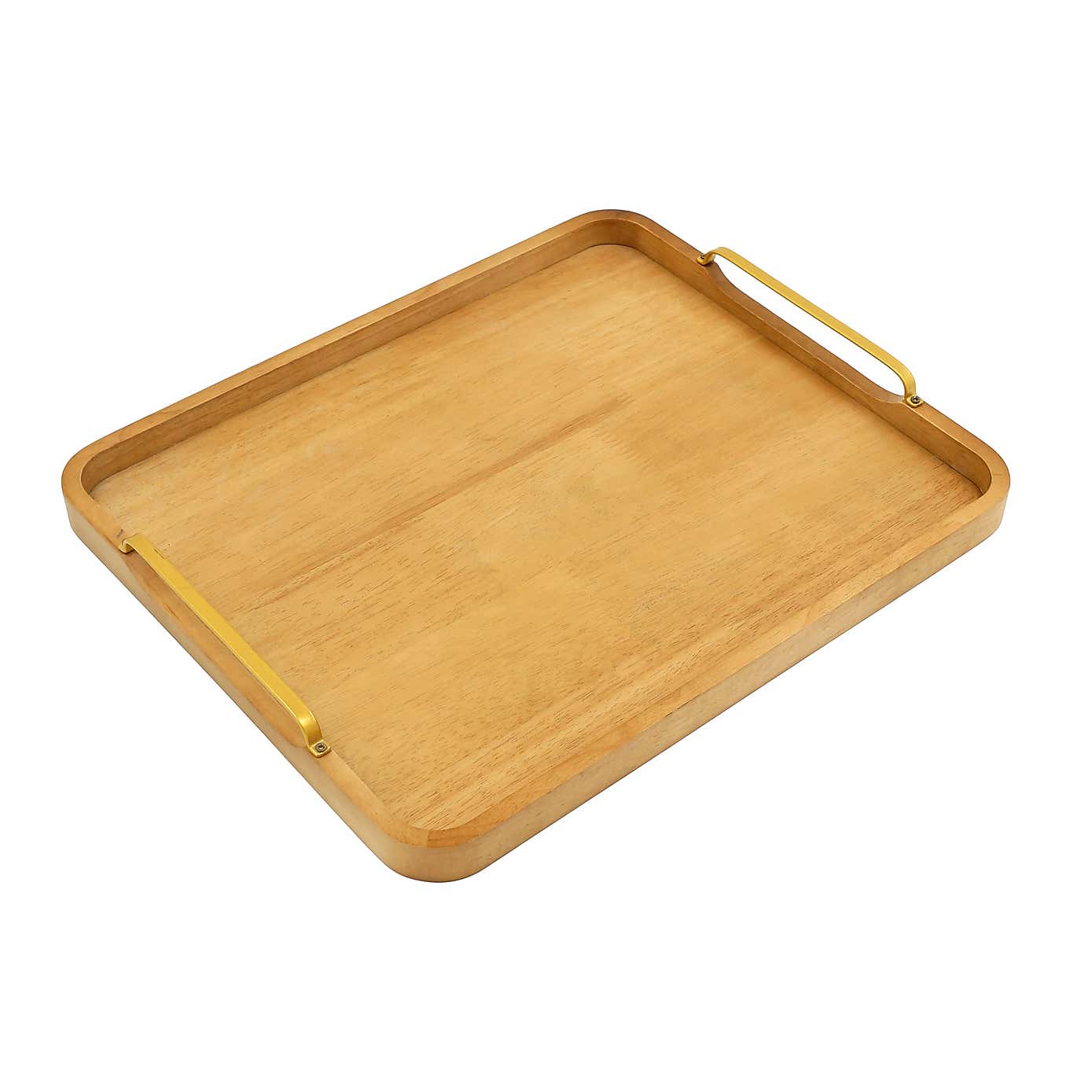Wooden Tray with Handles