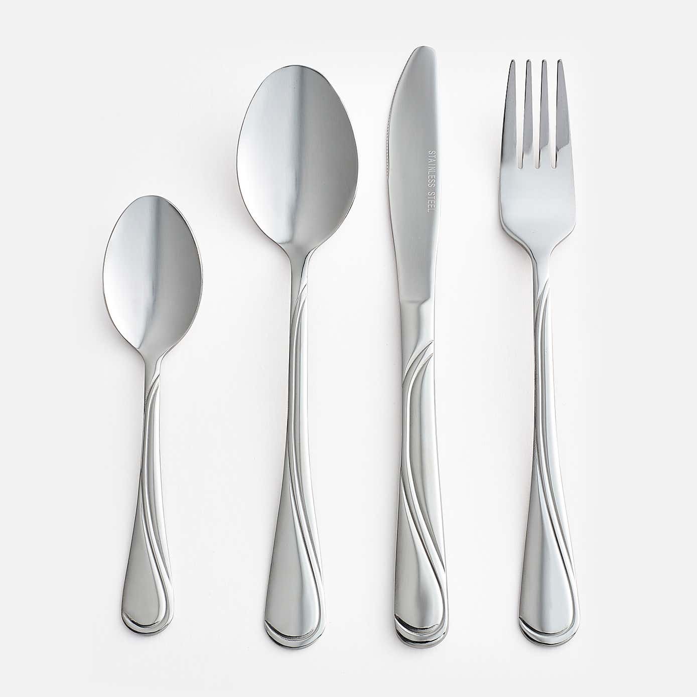 16 Piece Waves Cutlery Set
