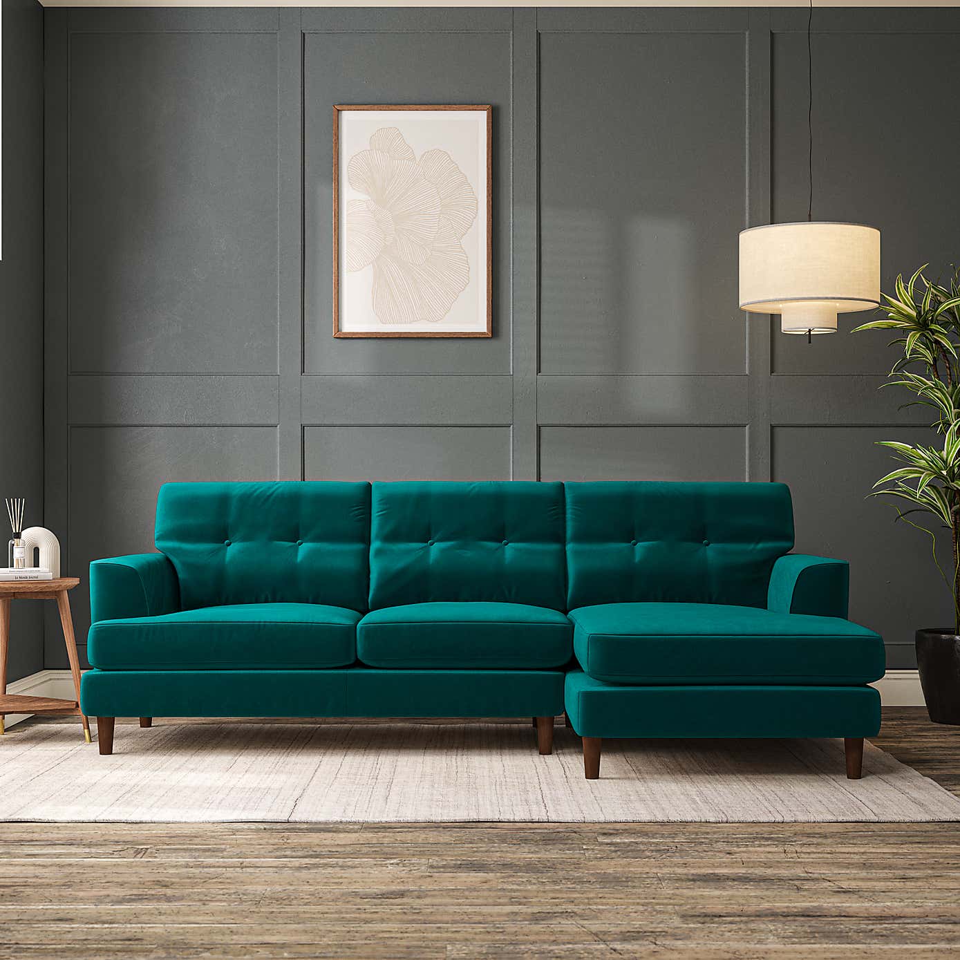 Cooper 3 Seater Chaise Sofa