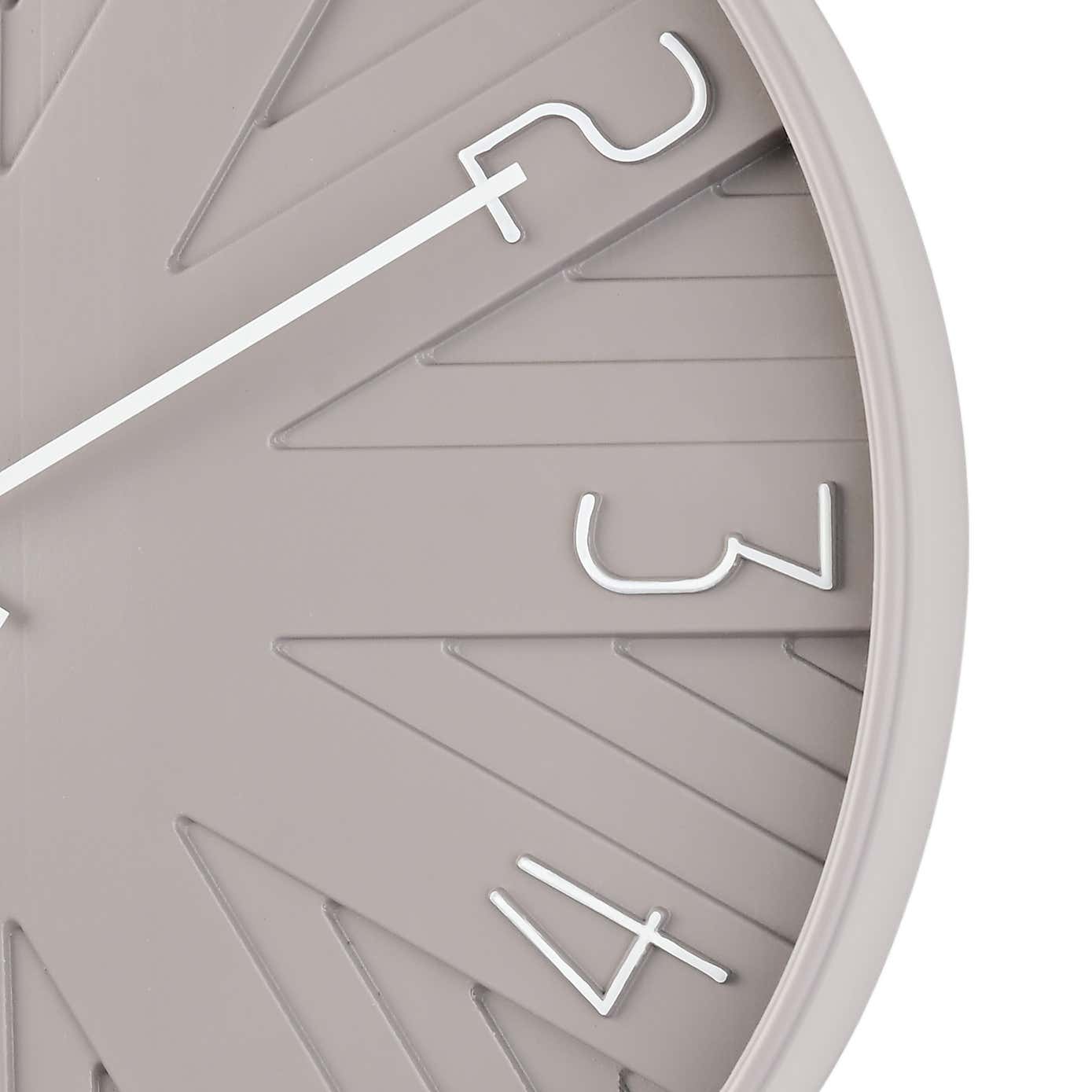 Hometime Geometric Textured Wall Clock