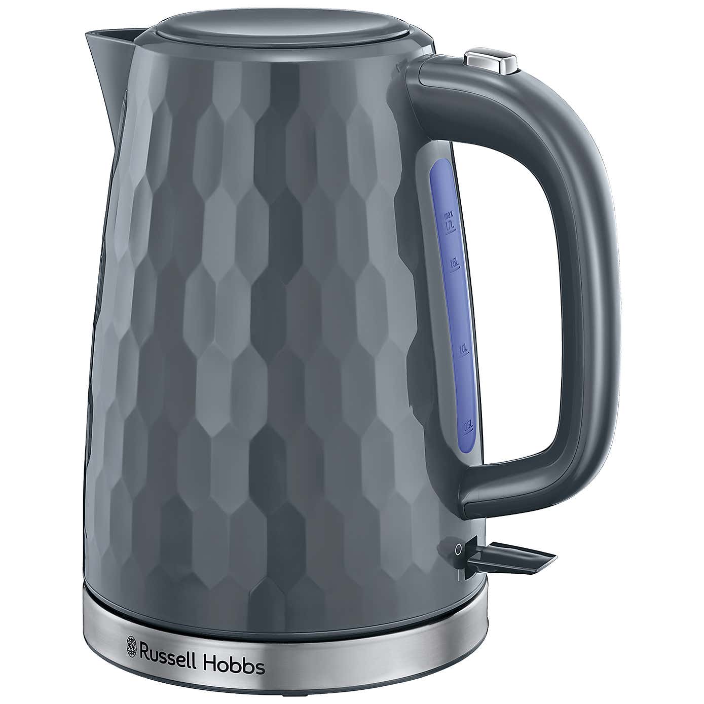 Russell Hobbs Honeycomb Grey Kettle