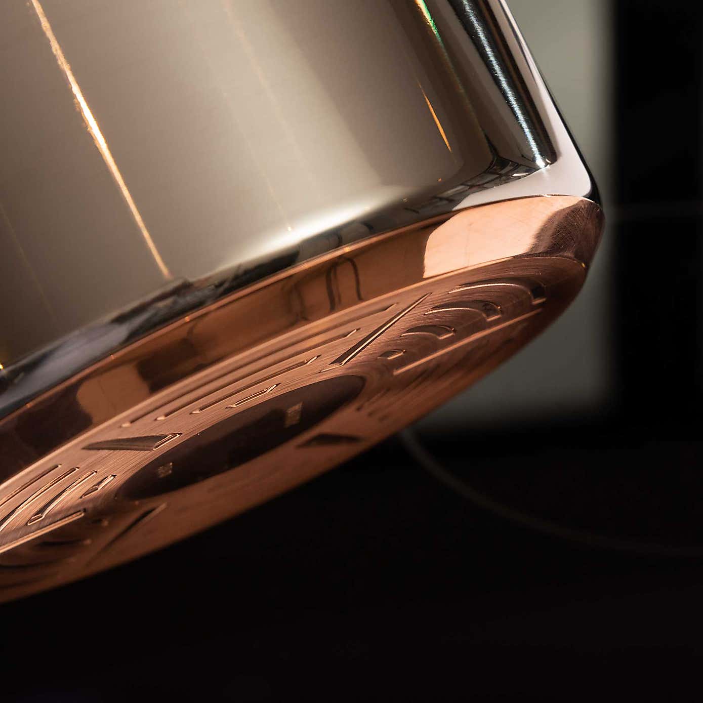 Copper Base Non-Stick Stainless Steel 3 Piece Pan Set