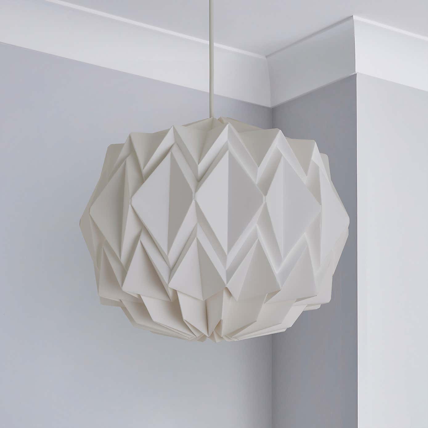 Origami Round Pendant 38cm