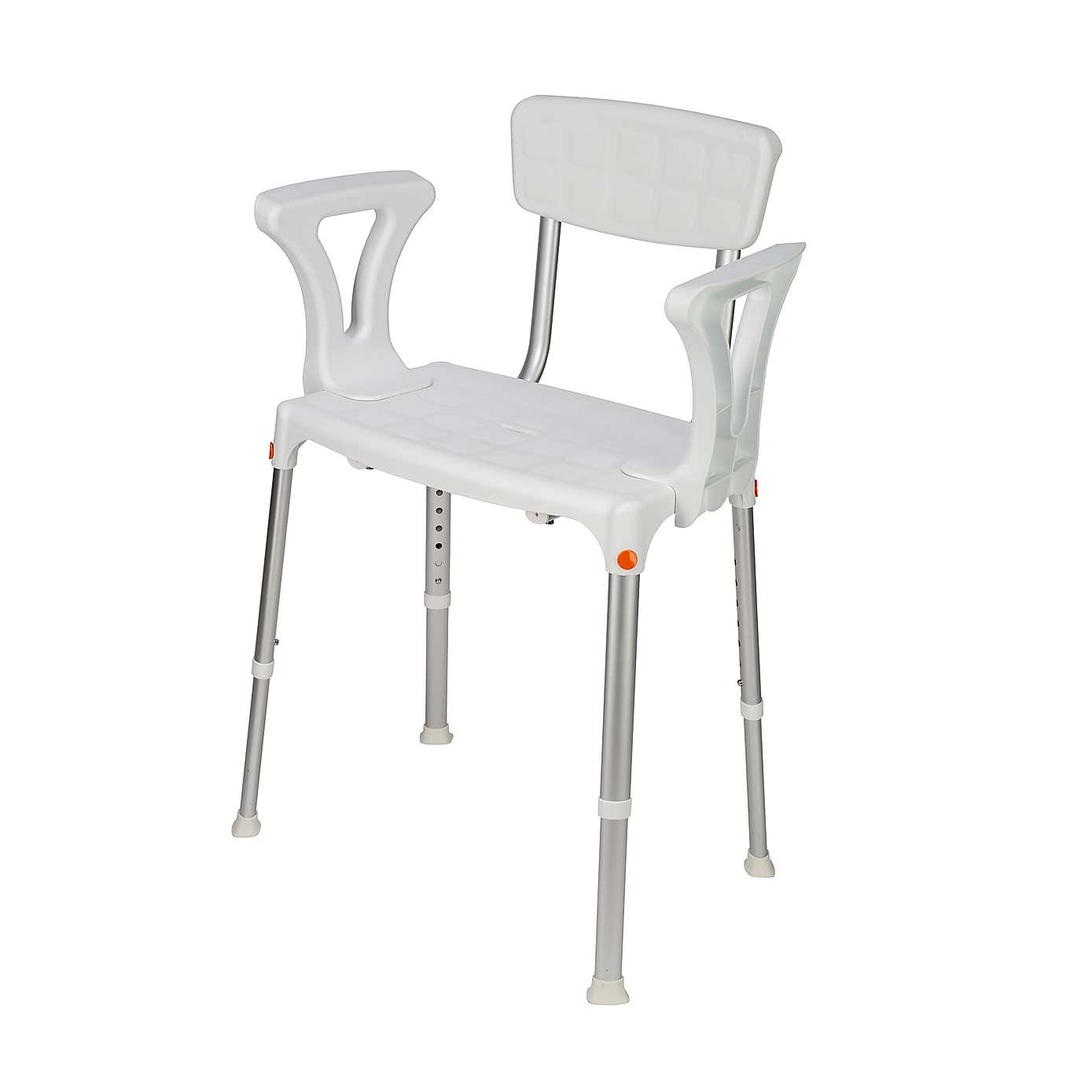 White Inclusive Shower Chair