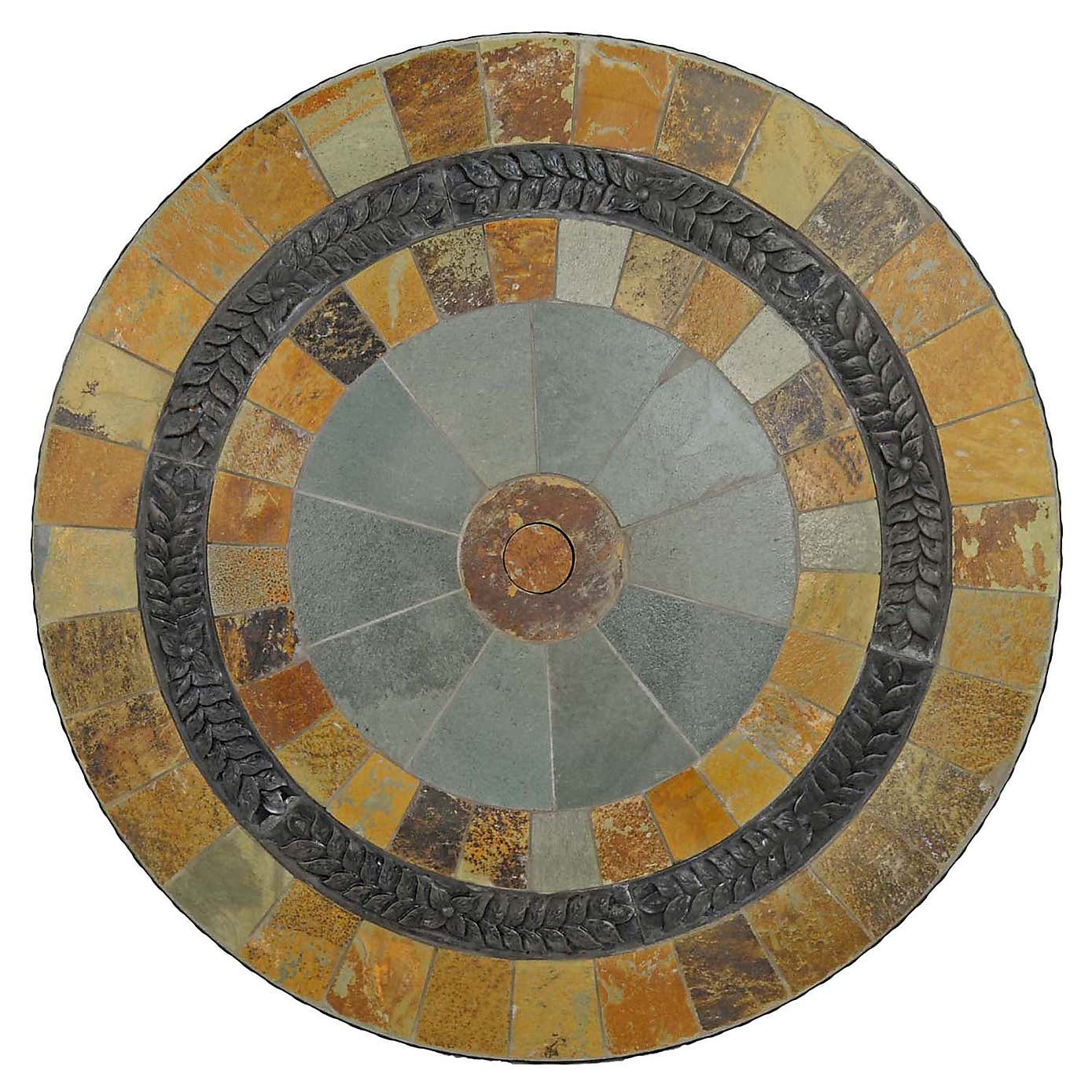 Virginia 91cm Patio Table Set with 4 Austin Chairs