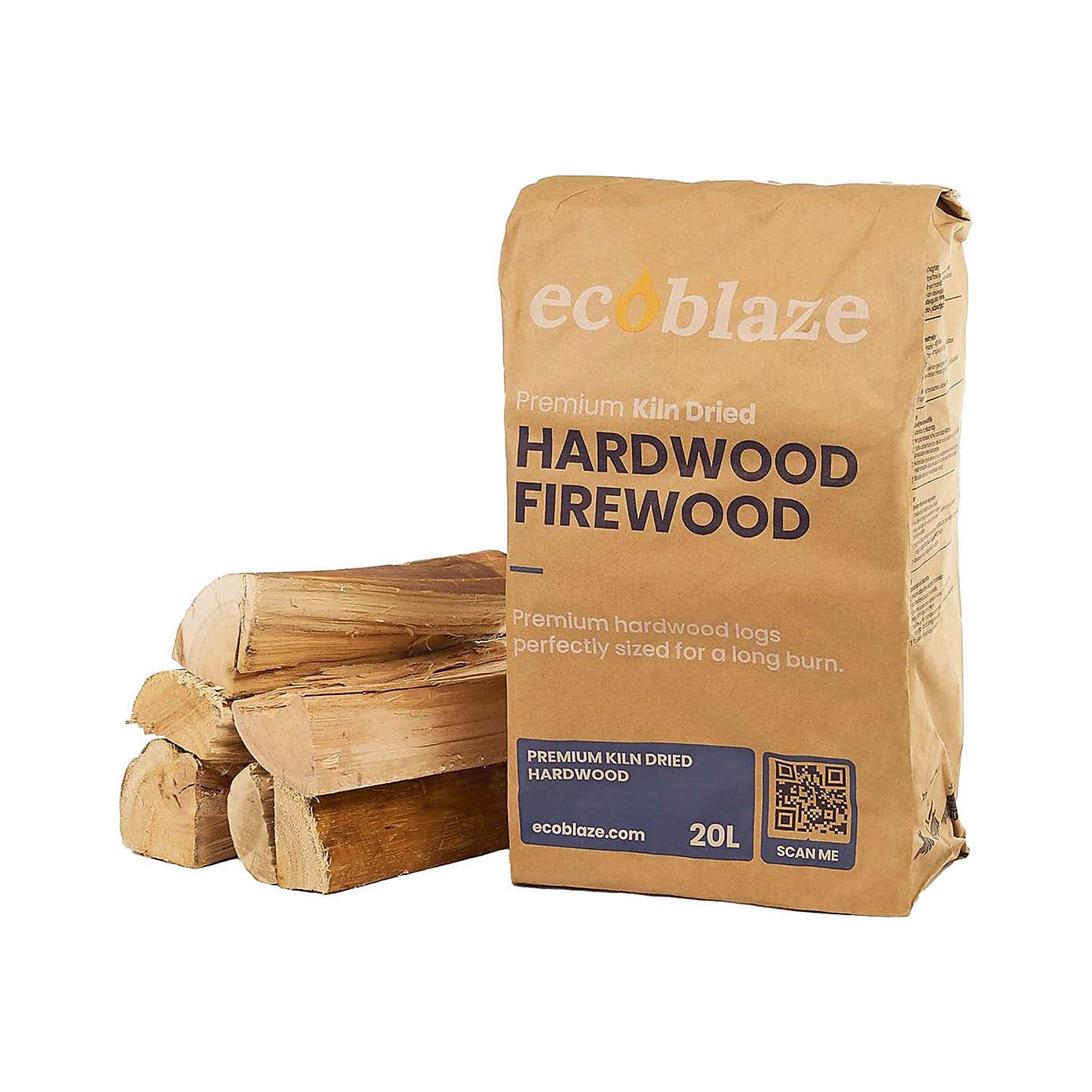 Ecoblaze Kiln Dried Firewood, 20L