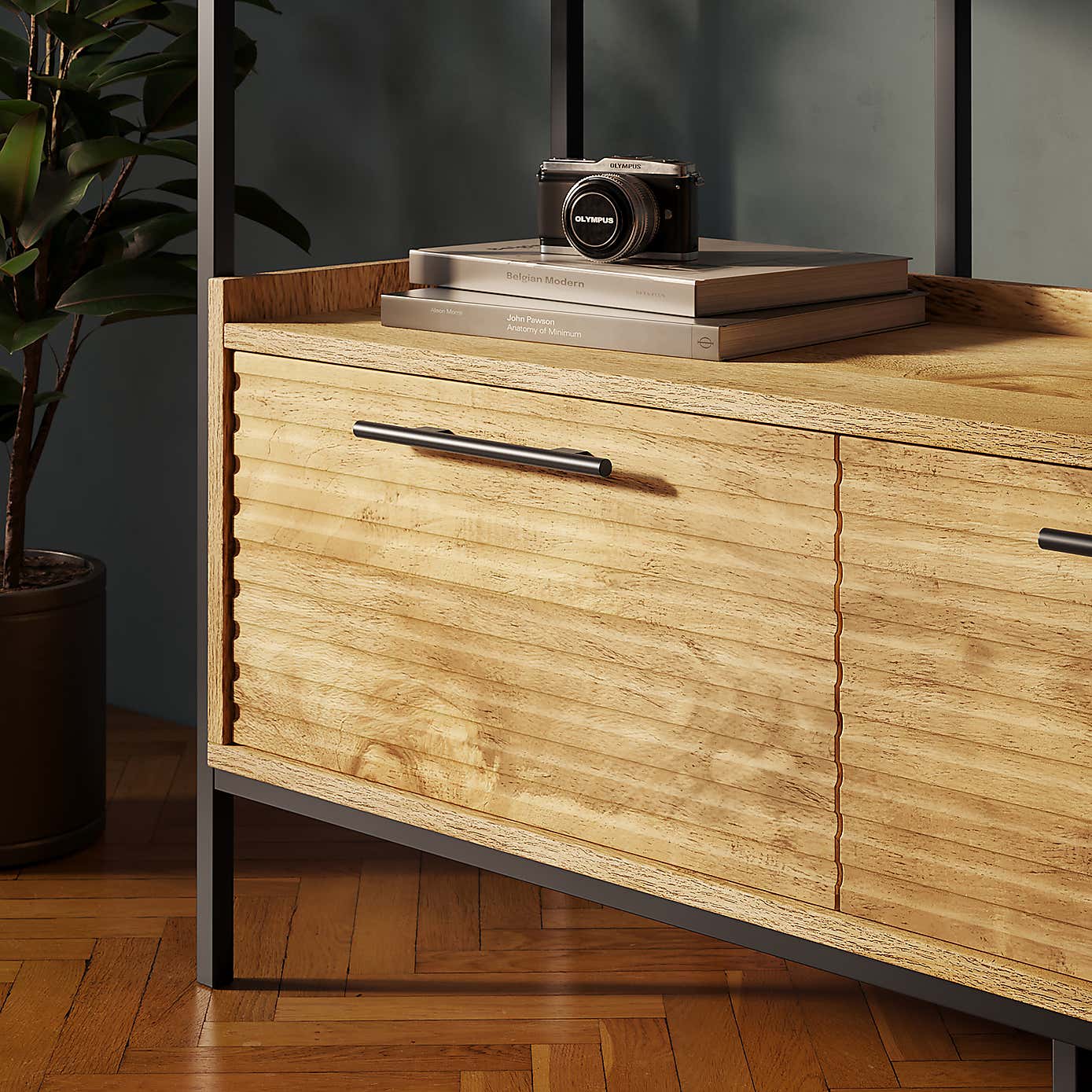 Bennett 1 Drawer Bedside Table, Light Oak