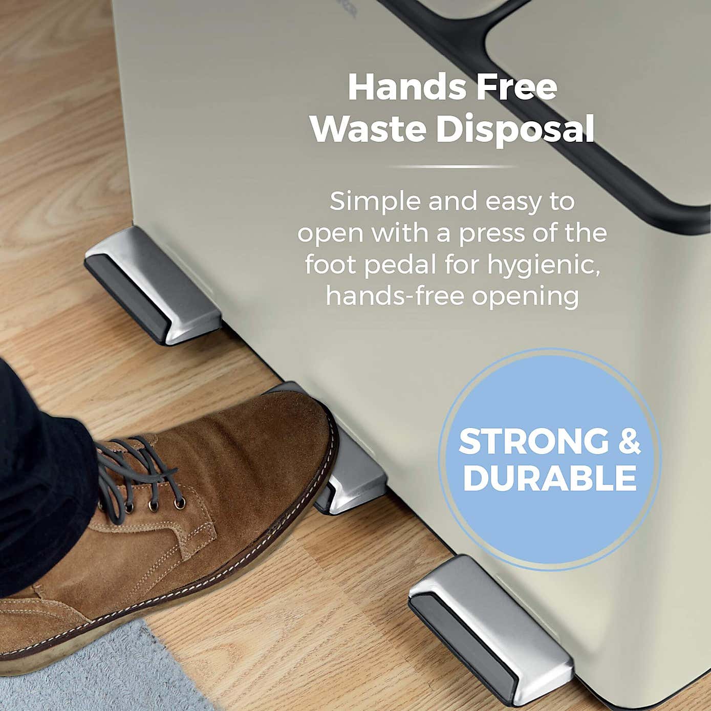 Tower 45L Recycling Pedal Bin