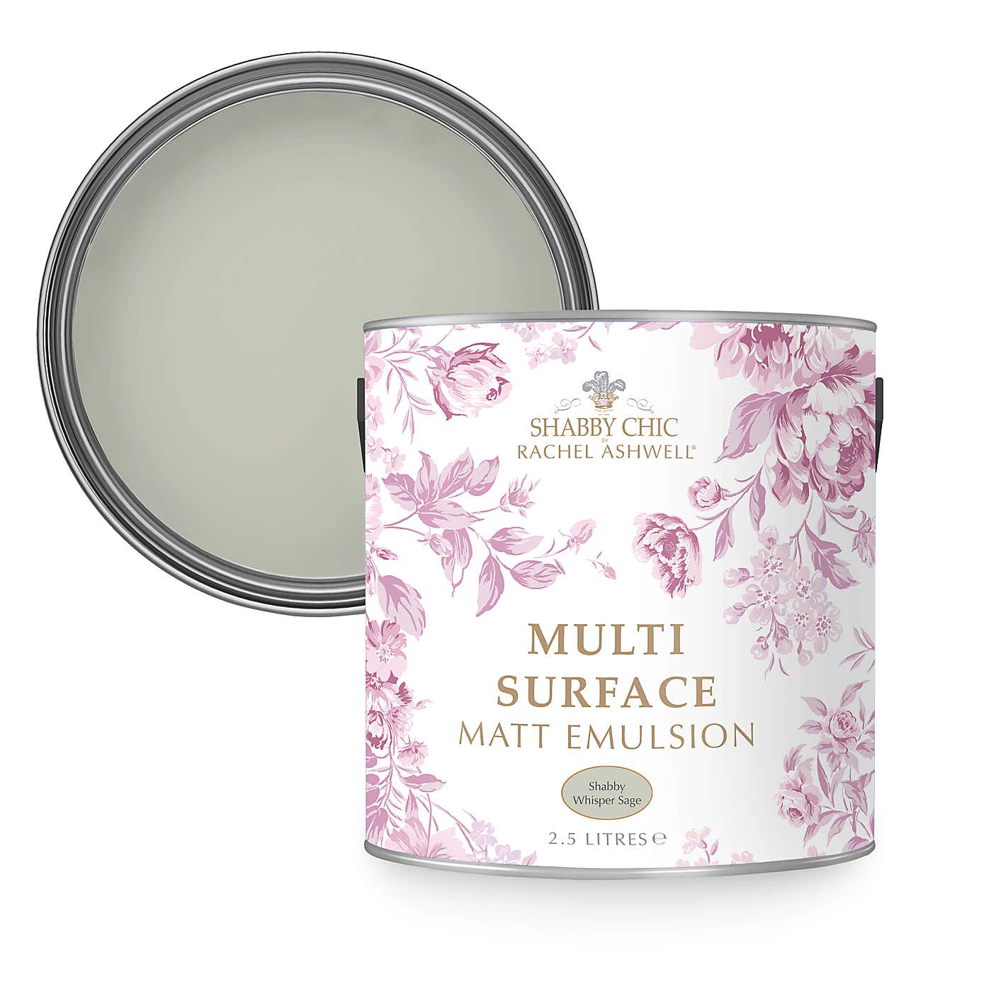 Rachel Ashwell Shabby Chic Whisper Sage Matt Emulsion Multi Surface Paint
