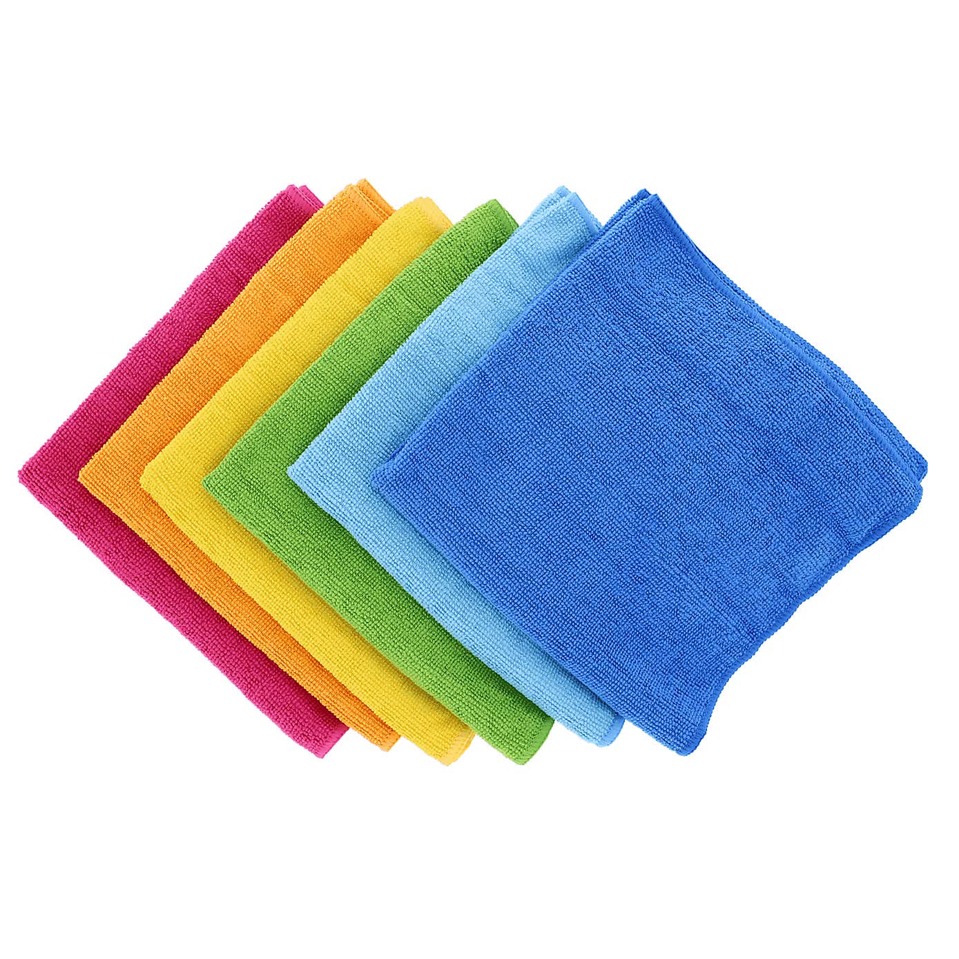 Sorbo Pack of 12 Rainbow Microfibre Cloths