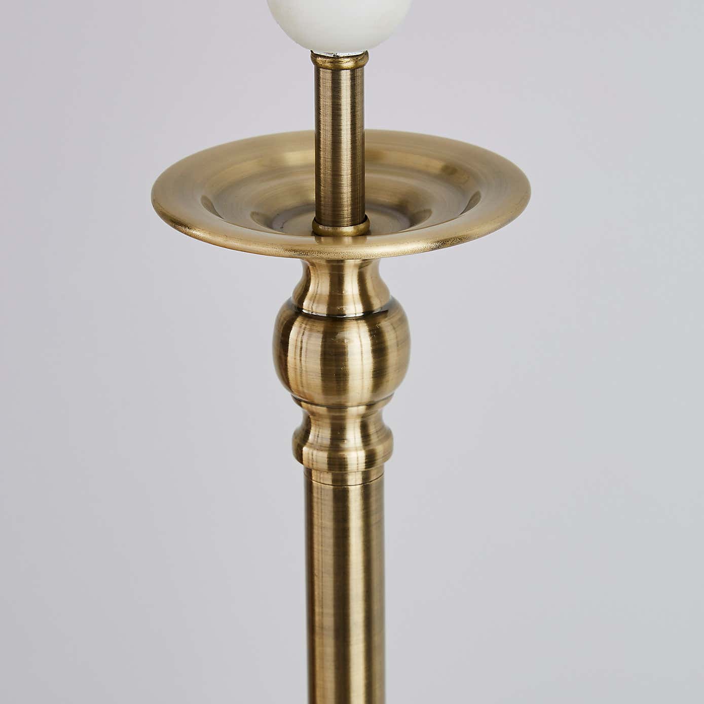Irene Touch Antique Brass Floor Lamp Base