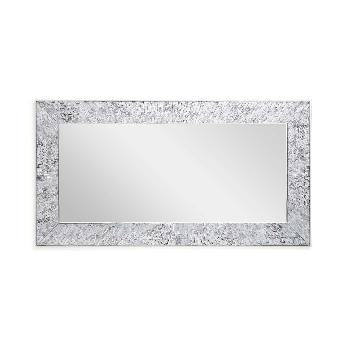Luxe Tiled Full Length Leaner Mirror