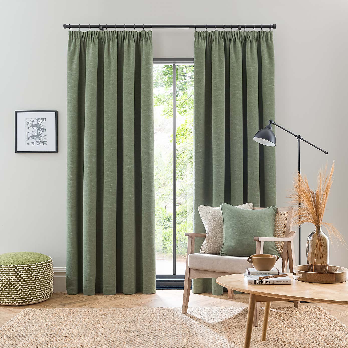 Calista Pencil Pleat Curtains