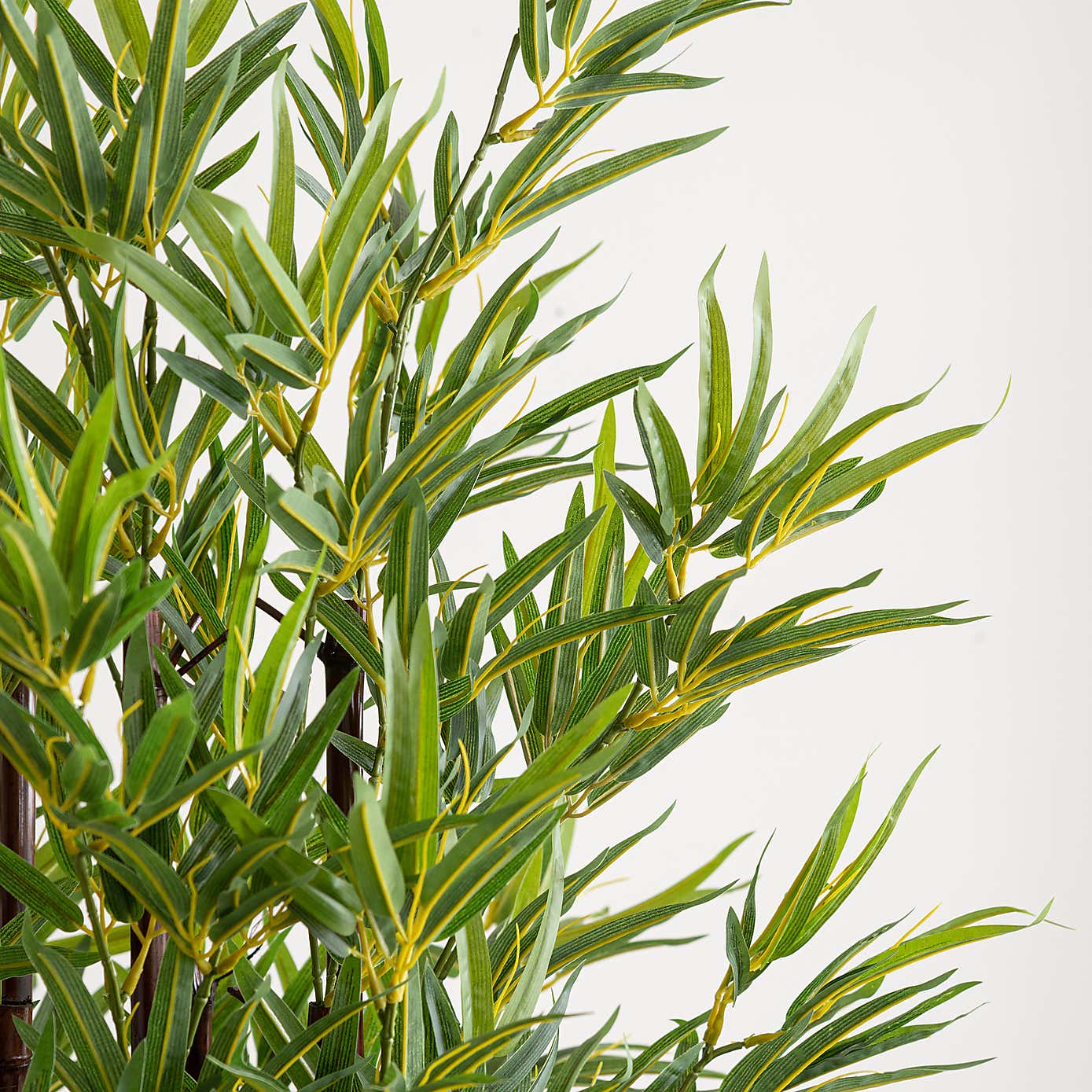 Artificial Bamboo Stem Tree in Black Plant Pot