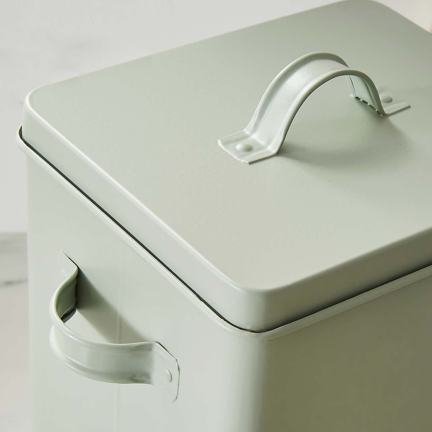 Sage Laundry Storage Tin