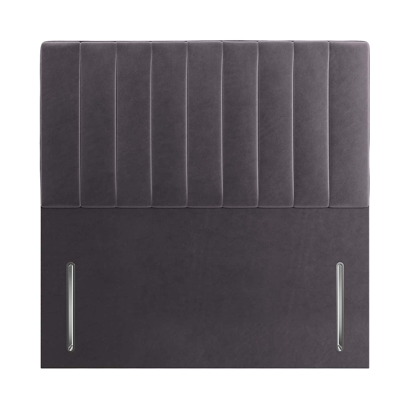 Velvet Vertical Stripe Headboard