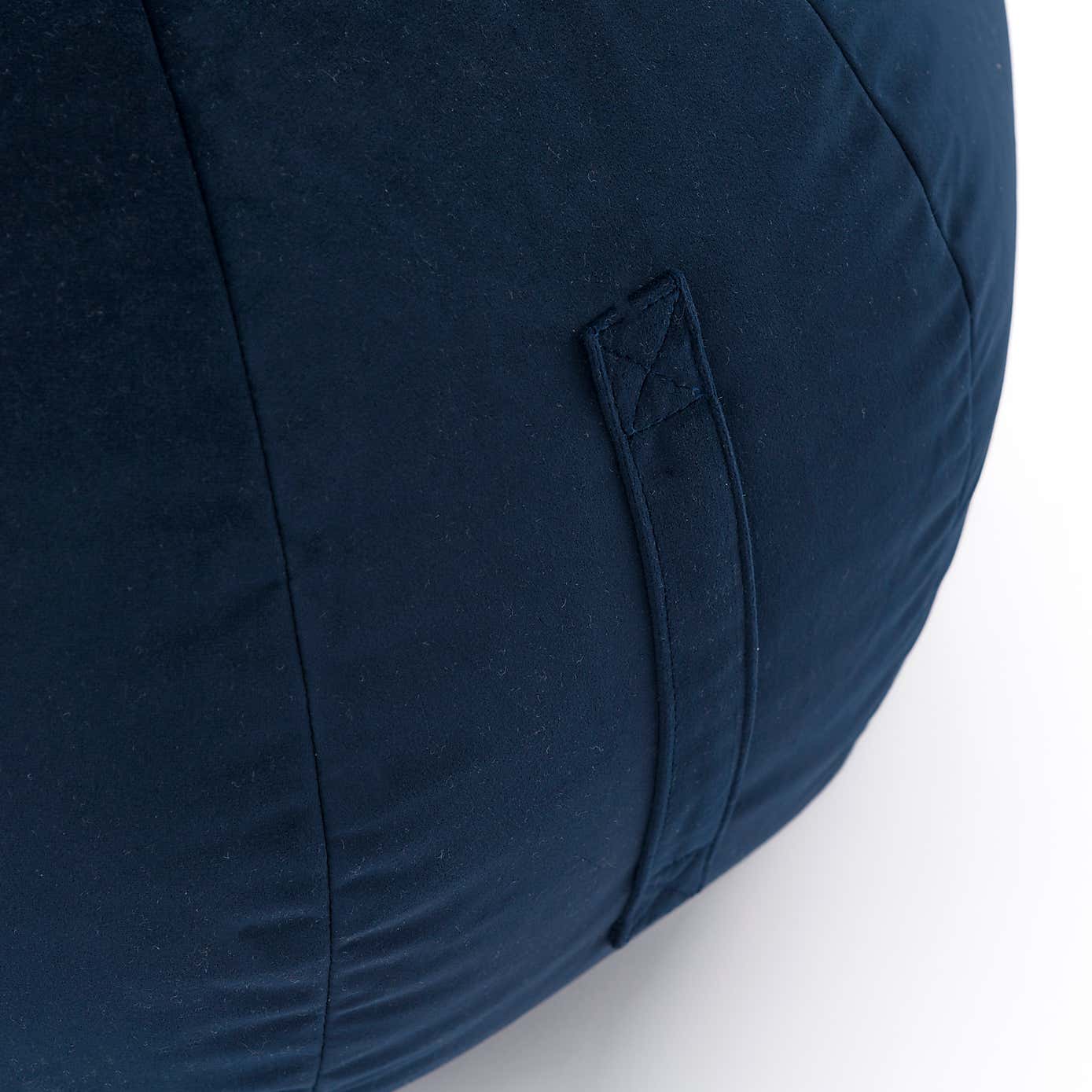 Eliza Navy Ball Pouffe