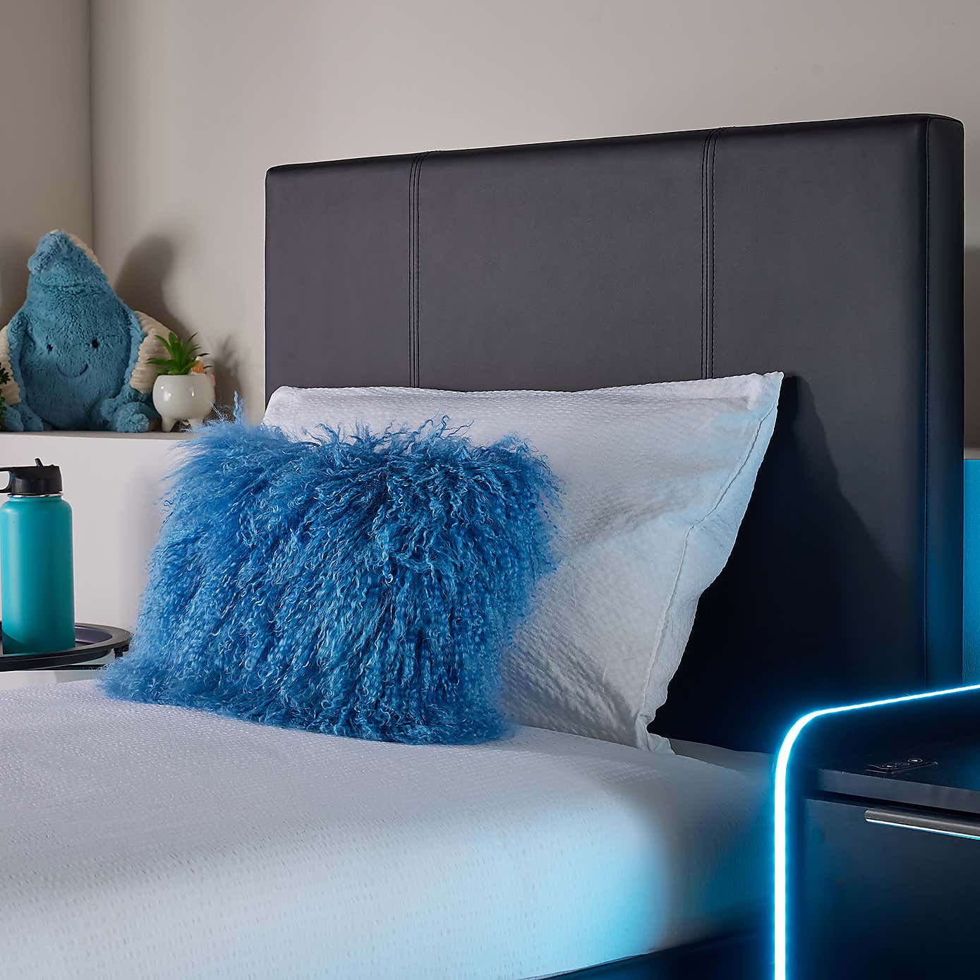 X Rocker Living Ava TV Bed with LED Lights and TV Mount