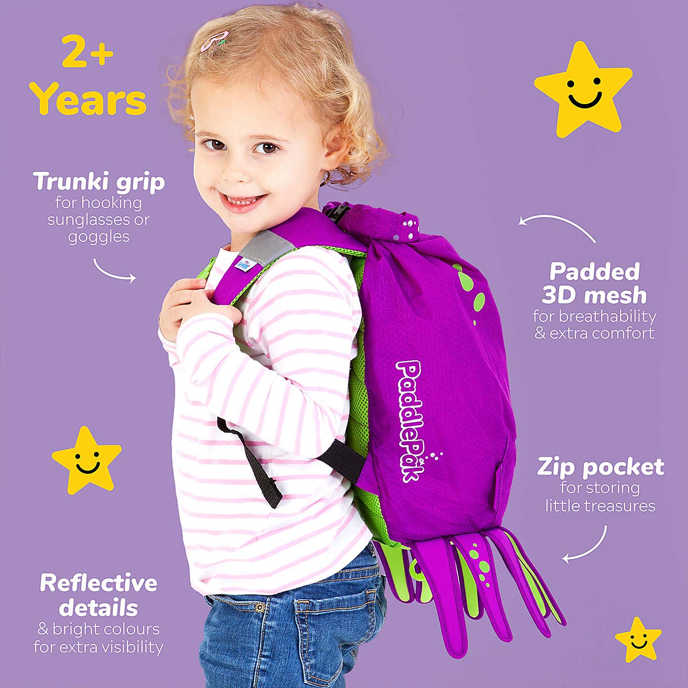 Trunki Paddlepak Inky Kids Water Resistant Backpack