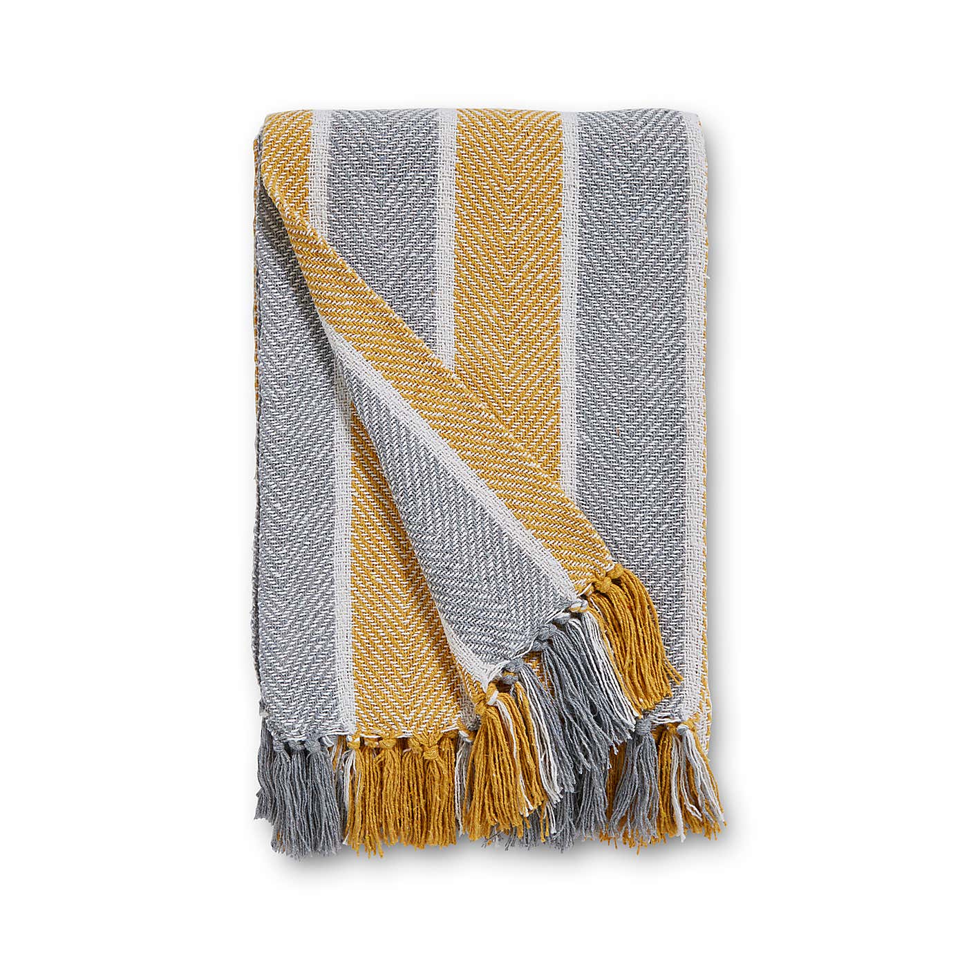 Herringbone Stripe Throw, 130x180cm
